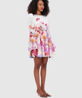 Leo Lin Jordyn Mini Dress in Fleur Size 10 - Dresses