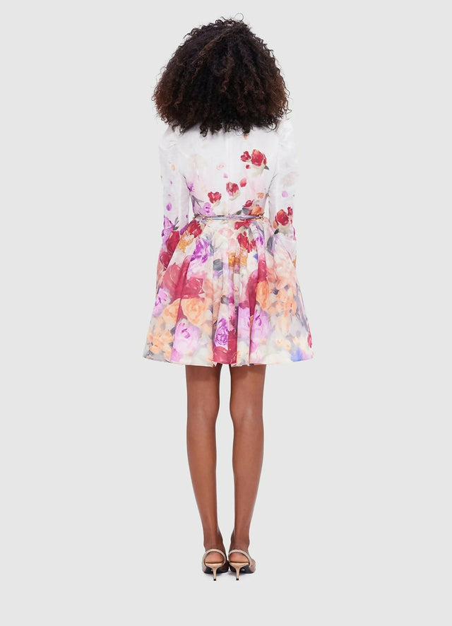 Leo Lin Jordyn Mini Dress in Fleur Size 8 - 8 / Floral - Dresses