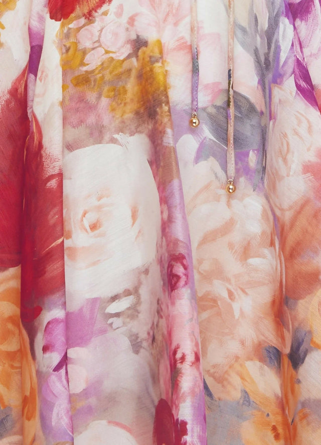 Leo Lin Jordyn Mini Dress in Fleur Size 8 - 8 / Floral - Dresses