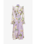 Leo lin Katrina Butterfly Sleeve Midi Dress - 16 / Floral - Dresses