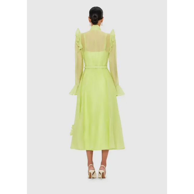 LLPF250091_Katrina_Petal_Butterfly_Sleeve_Midi_Dress_-_Chartreuse_3