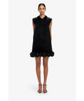 Leo Lin Lingyu Velvet Embellished Mini Dress - Dresses