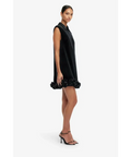 Leo Lin Lingyu Velvet Embellished Mini Dress - Dresses