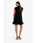 Leo Lin Lingyu Velvet Embellished Mini Dress - Dresses