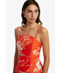 Leo Lin Lorena Ruffled Mini Dress - Saffron - Dresses