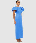Leo Lin Lucinda Maxi Blue Steel Size 8,10,12,14 - Dresses