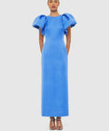 Leo Lin Lucinda Maxi Dress in Steel Blue Size 10 - 10 / Blue - Dresses