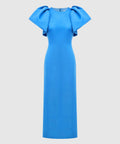 Leo Lin Lucinda Maxi Dress in Steel Blue Size 10 - 10 / Blue - Dresses