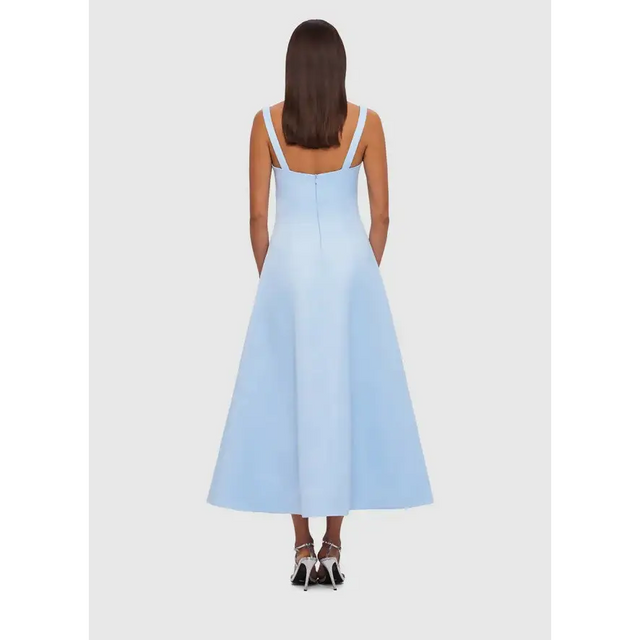 Leo Lin Odette Midi Dress in Sky Blue Size 6 - 6 / Blue - Dresses
