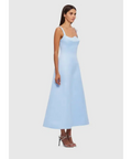 Leo Lin Odette Midi Dress in Sky Blue Size 6 - 6 / Blue - Dresses