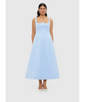 Leo Lin Odette Midi Dress in Sky Blue Size 6 - 6 / Blue - Dresses