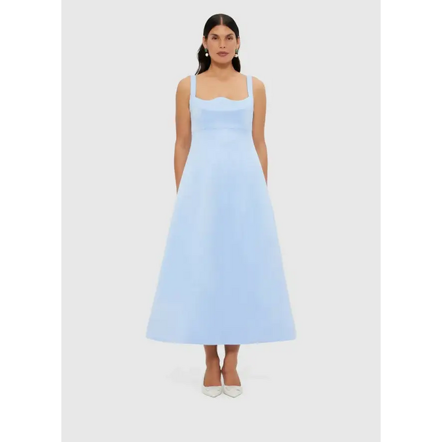 Leo Lin Odette Midi Dress in Sky Blue Size 6 - 6 / Blue - Dresses