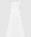 Leo Lin Odette Midi Dress - Snow - 8 / White - Dresses