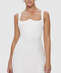 Leo Lin Odette Midi Dress - Snow - 8 / White - Dresses