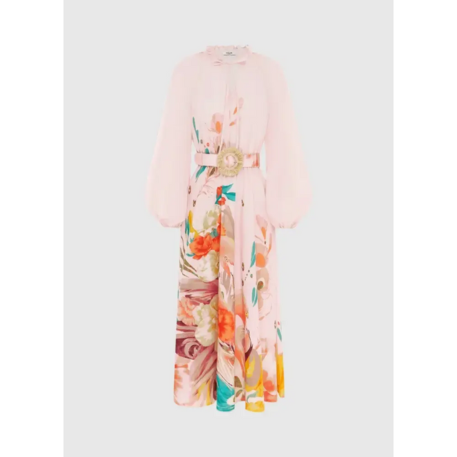 Leo Lin Pippa Midi Dress in Euphoria Print Size 10 - 10 / Multi - Dresses