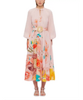 Leo Lin Pippa Midi Dress in Euphoria Print Size 10 - 10 / Multi - Dresses