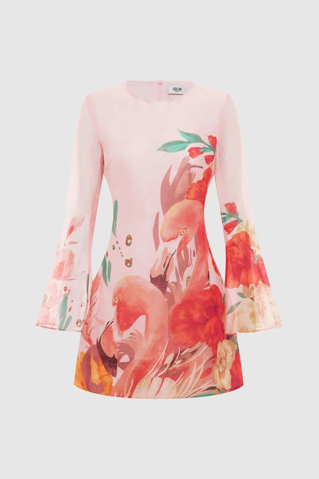 LeoLinSuzanneBellSleeveMiniDress-EuphoriaPrint1