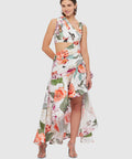 Leo Lin Tyler Asymmetric Gown Lush Size 8,10,12 - Dresses