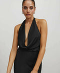 Lexi Clothing Polaris Gown in Black - Dresses