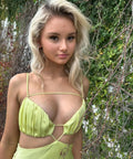 Lexi Leia Dress | Mojito - 8 / Yellow - Dresses