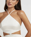 Lexi Martinez Dress | Oyster - 6 / White - Dresses
