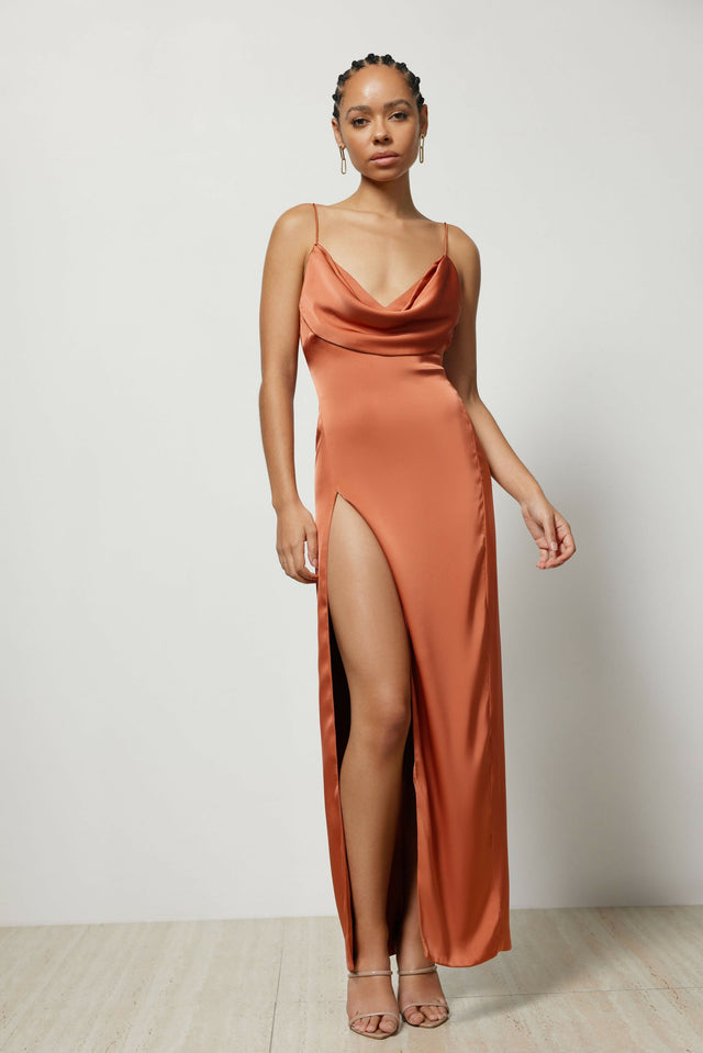 Lexi Mila Dress | Rust - Dresses