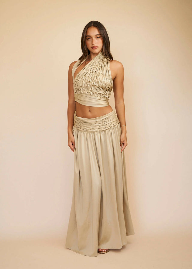 Koster Kulture Cora Top Gold & Calypso Skirt Gold