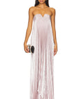 L’idee Black Tie Gown - Dusty Shimmer - 8 / Pink - Dresses