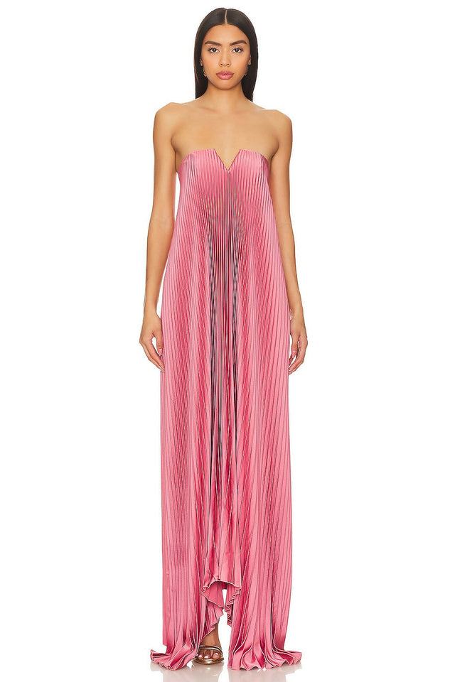 L’idee Black Tie Gown Dusty Shimmer Dress Pink Size 12 - 12 / Pink - Dresses
