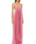 L’idee Black Tie Gown Dusty Shimmer Dress Pink Size 12 - 12 / Pink - Dresses