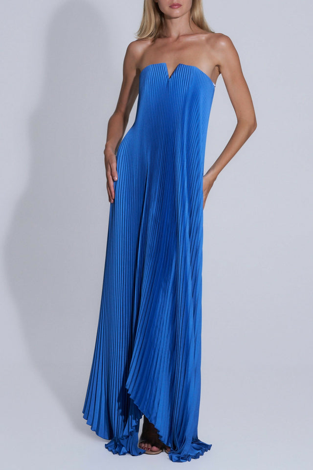 L’idee Black Tie Gown Marino - 10 / Blue - Dresses