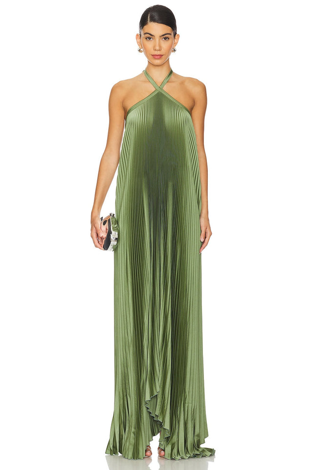 L’idee Deesse Gown - Moss - Dresses