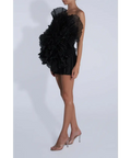 L’idee Fleur Mini Dress Noir Black Size AU 8 - 8 / Black - Dresses