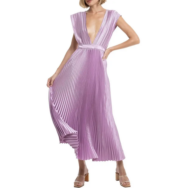 L'idee Gala Gown Violet