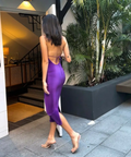 L’idee ‘Klum’ Arabian Midi - XS / Purple - Dresses