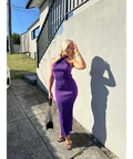 L’idee ‘Klum’ Arabian Midi - XS / Purple - Dresses