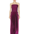L’IDEE Maya Gown Dress Sangria Glitter Size 8 - 8 / Red - Dresses