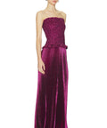 L’IDEE Maya Gown Dress Sangria Glitter Size 8 - 8 / Red - Dresses