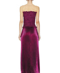L’IDEE Maya Gown Dress Sangria Glitter Size 8 - 8 / Red - Dresses