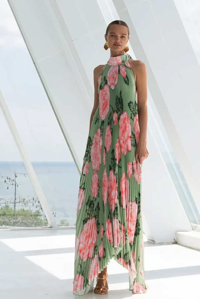 L’idee Olympia Gown Fleur Rose - 8 / Multi - Dresses