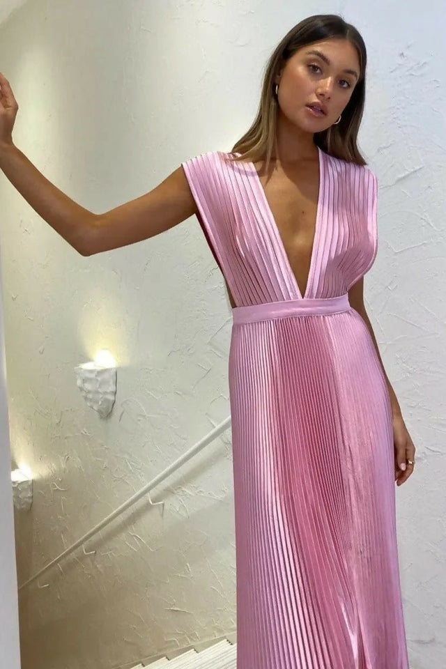 Lidee Pink Gala Gown - 8 / Pink - Dresses