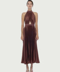 L’idee Renaissance Gown Chocolate - 6 / Brown - Dresses