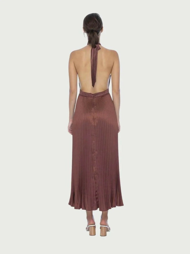 lidee renaissance mini dress L'idee Renaissance Gown Chocolate