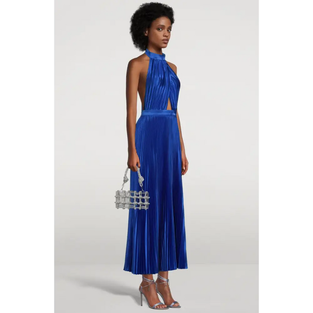 L'idée Renaissance Gown in Moroccan Blue 2