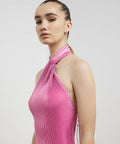 L’IDEE Soire Klum Midi Dress - 6 / Pink - Dresses