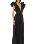 L’idee Tuileries Split Gown - Noir - 8 / Black - Dresses