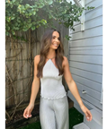 L’idee Turlington Chain & Bisous Pant Set - 8 / Grey - Outfit Sets