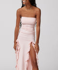 Lioness Rendezvous Midi Pink - 8 / Pink - Dresses