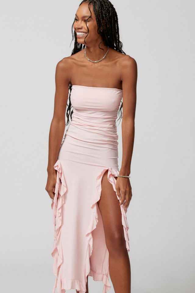 Lioness Rendezvous Midi Pink - 8 / Pink - Dresses