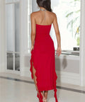 Lioness Rendezvous Midi Red Dress - 8 / Red - Dresses